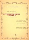 Divertissement tzigane pour saxophone alto et piano Divertissement tzigane pour saxophone alto et piano