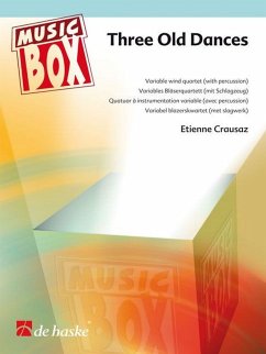 Cover Etienne Crausaz Three Old Dances Vierstimmig variables Bläserensemble mit Schlagzeug Partitur + Stimmen