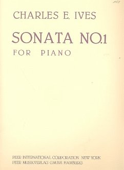 Cover Sonata no.1 for piano