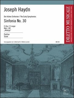 Cover Sinfonie C-Dur Nr.30 Hob.I:30 für Orchester Partitur