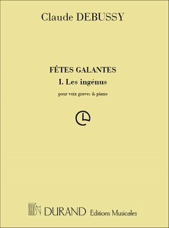 Debussy Fetes Galantes V2 Voix Grave-Piano (Fr-Ang Vocal and Piano