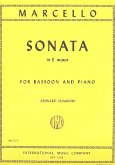 Sonata e minor for bassoon and piano