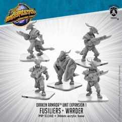 Fusiliers, Elite Fusilier, Warder  Monsterpocalypse Draken Armada Unit (metal/resin)