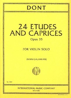 Cover 24 Etudes and Caprices op.35 for violin