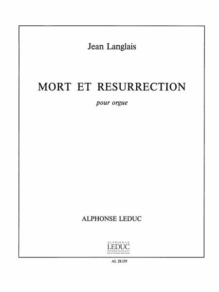 Mort et résurrection pour orgue Mort et résurrection pour orgue