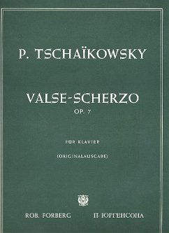 Cover Valse-Scherzo op.7 für Klavier