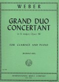 Grand Duo Concertant e flat major op.48 for clarinet and piano