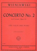 Concerto d minor no.2 op.22 for violin and piano