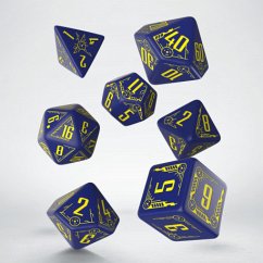 Galactic Navy & Yellow Dice Set (7)