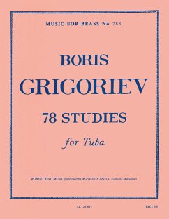 Cover 78 Studies for tuba