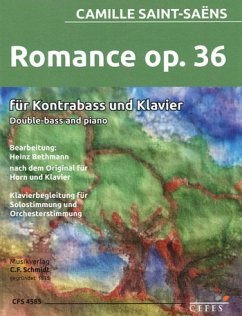 Cover Romance op.36 für Kontrabass (Solo- und Orchesterstimmung) und Klavier