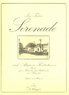 Cover Serenade nach Altgrazer Kontratänzen op.83c für 3 Klarinetten und Baßklarinette (4 Klarinetten), Partitur und Stimmen