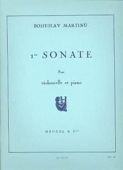 Cover Sonate no.1 pour violoncelle et piano