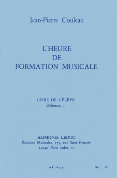 Cover L'Heure de formation musicale livre de l'élčve (débutant 1)