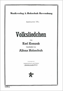 Cover Volksliedchen für Akkordeon (mit 2. Stimme) Verlagskopie