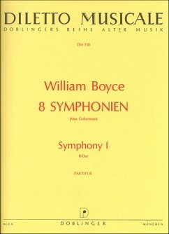 Cover Sinfonie B-Dur Nr.1 für Orchester Partitur