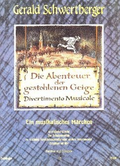 Cover Die Abenteuer der gestohlenen Geige für variables Ensemble Partitur