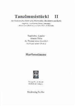 Cover Tanzlmusistückl aus Tirol und dem Salzburger Land Band 2 für Harmonika, Hackbrett und Harfe Harfe