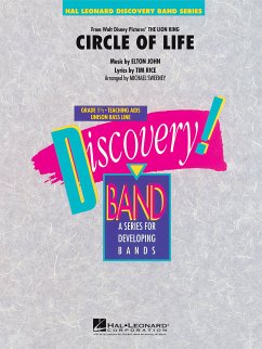 Cover Elton John_Tim Rice, Circle Of Life Concert Band/Harmonie Partitur + Stimmen