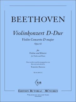 Konzert D-Dur op.61 für Violine und Orchester für Violine und Klavier