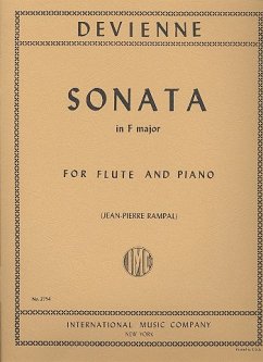 Cover Sonata F major for flute and piano