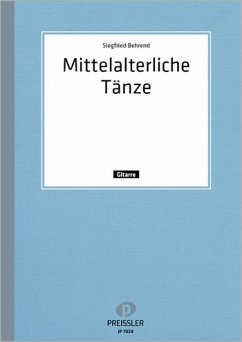 Cover Mittelalterliche Tänze für Gitarre