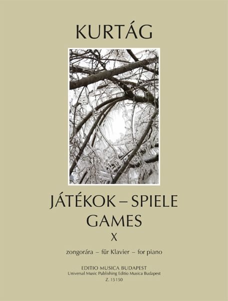 Játékok - Games - Spiele 10 (X) für Klavier