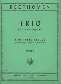 Trio C major op.87 for 3 cellos parts