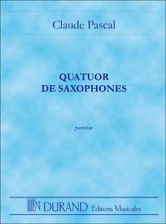 Pascal Quatuor De Saxophones Poche Classical