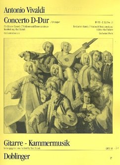 Cover Konzert D-Dur für Gitarre (Laute), 2 Violinen und Bc Stimmenset (1-1-1-1-Bc)