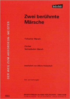 Cover Yorckscher Marsch und Zürcher Sechseläuten-Marsch für akkordeon