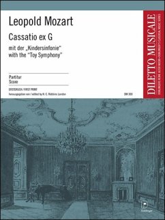 Cover Cassatio ex g mit der Kindersinfonie für Orchester Partitur