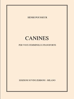 Cover Canines per voce femminile e pianoforte