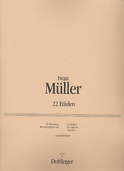 Cover 22 Etüden für Klarinette