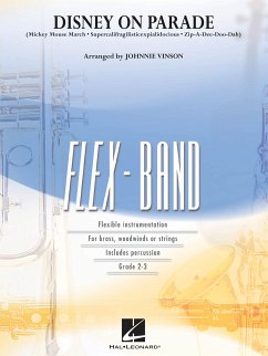 Disney on Parade 5-Part Flexible Band and Opt. Strings Partitur + Stimmen