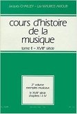 Cours d'histoire de la musique : Tome 2 vol. 1