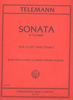 Cover Sonate G-Dur für Flöte und Klavier