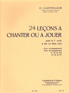 Cover GARTENLAUB 24 LECONS A CHANTER OU A JOUER CYCLE 1 (1 OU 2 VOIX) AVEC ACCOMPAGNEMENT
