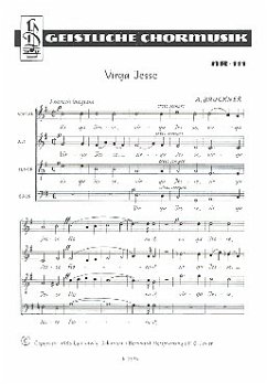 Virga Jesse für gem Chor a cappella Partitur (la)