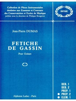 Cover FETICHE DE GASSIN POUR GUITARE ROUGERON, PHILIPPE, ED J