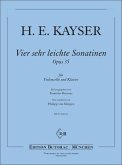 4 leichte Sonatinen op.35 für Violoncello und Klavier