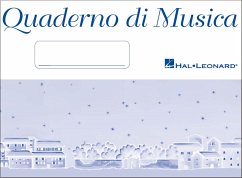 Cover Quaderno di musica blu carta avorio