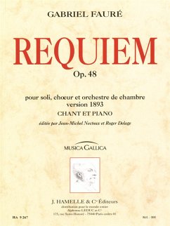 Cover Requiem op.48 version de 1893 pour soli, choeur et orchestre de chambre pour chant et piano