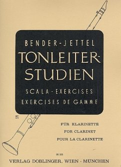 Cover Tonleiterstudien für Klarinette