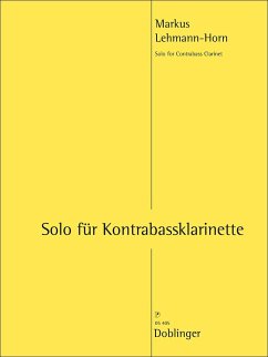 Cover Solo für Kontrabassklarinette