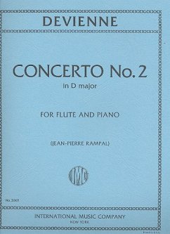 Cover Concerto D major no.2 for flute and piano