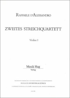 Alessandro, Raffaele d' Quartett No 2 2 Violinen, Viola, Violoncello Partitur