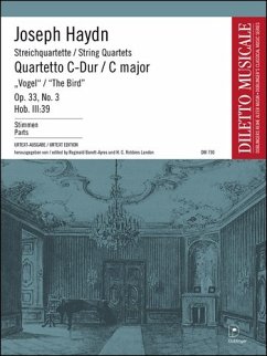 Streichquartett C-Dur op.33,3 Hob.III:39 Stimmen