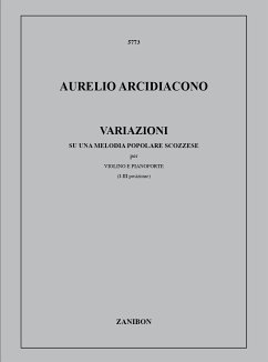 Cover Variazioni su una melodia popolare scozzese