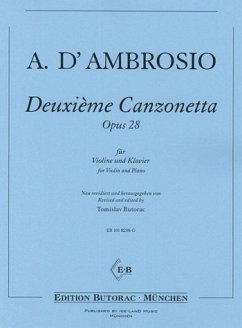 Canzonetta Nr.2 op.28 für Violine und Klavier